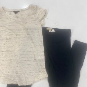 Banana Republic leggings & top